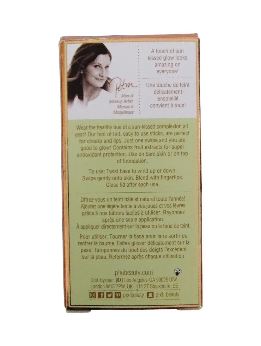NWT Pixi On-the-Glow Bronze Tinted Moisture Stick - BeachGlow
